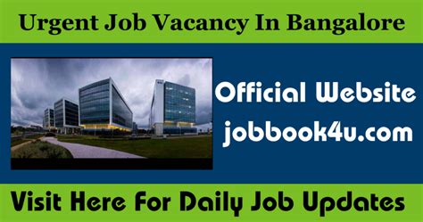 Urgent: Jll Jobs in Bangalore .